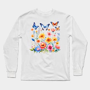 Spring May Flowers Long Sleeve T-Shirt